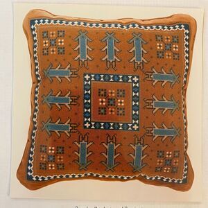 Needlepoint Kit Traditional Oriental Rug Design Mouchakar Rust Unique Design NWT